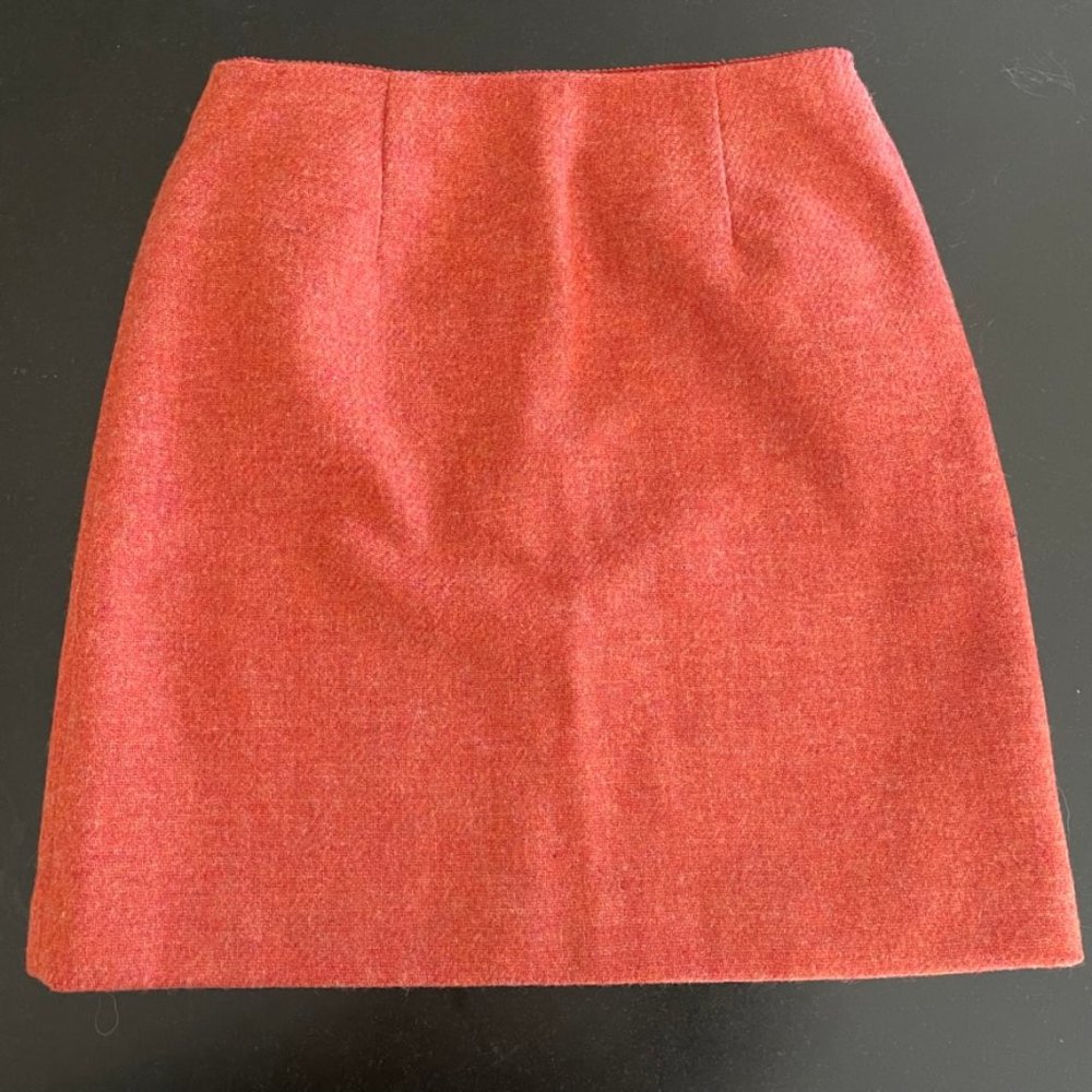 100% wool pencil skirt